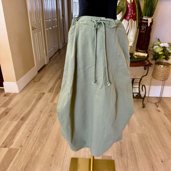 MSGM COTTON BALLOON MIDI SKIRT SIZE 46 IT, L US NEW - Picture 6 of 9